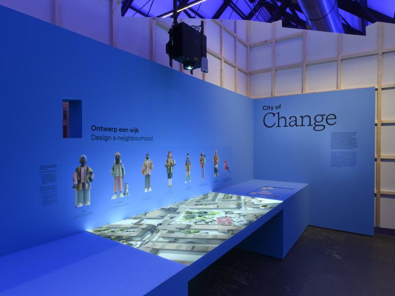 City of Change interactieve wijkontwerp-installatie