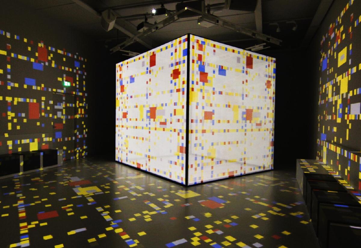 Projection mapping installatie